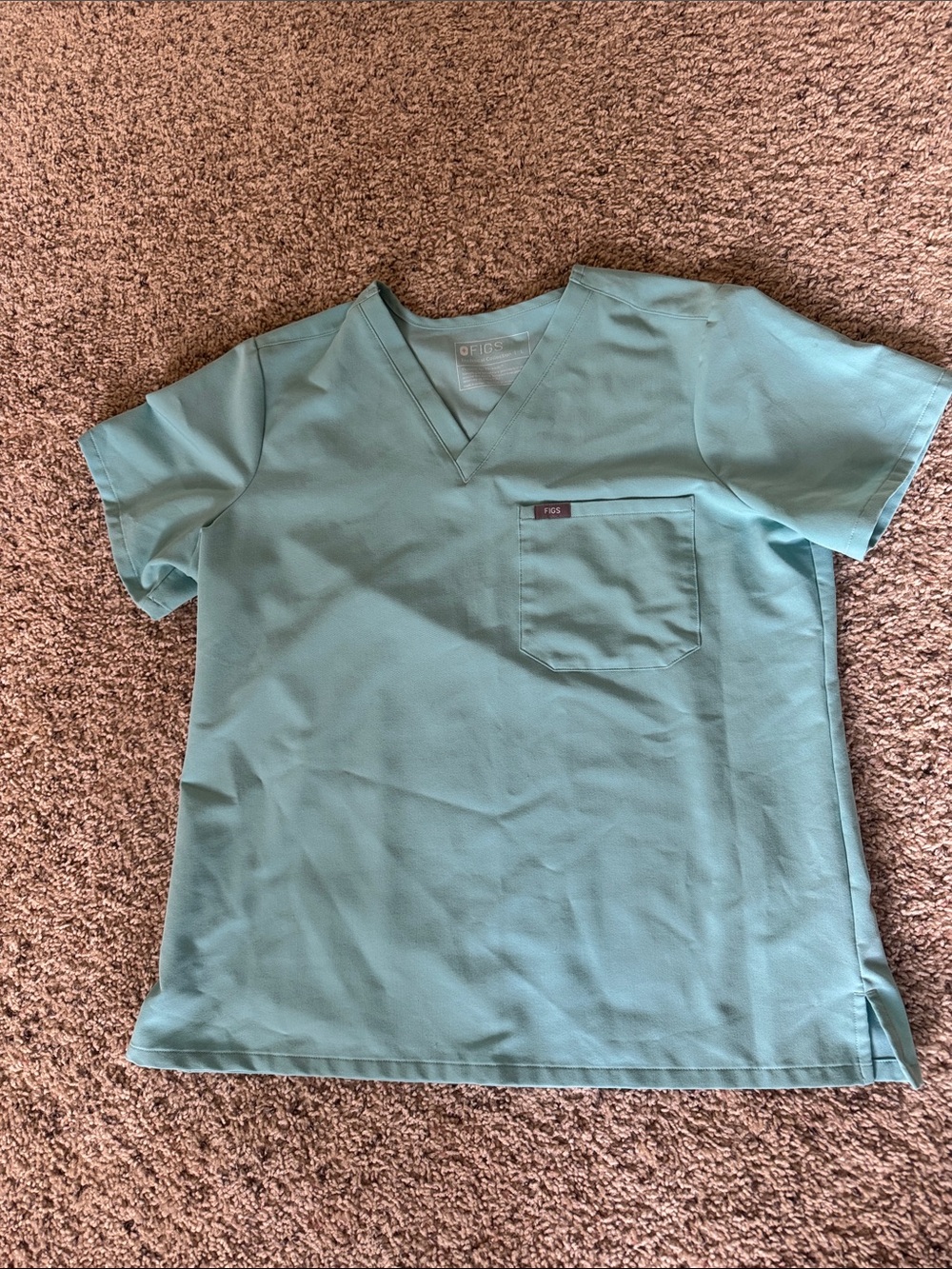 Figs Seaglass Catarina Scrub Top